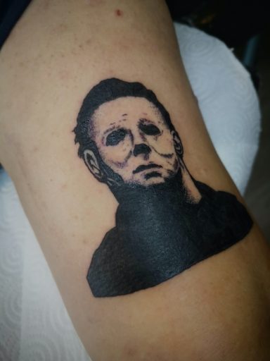 Michael Myers tattoo